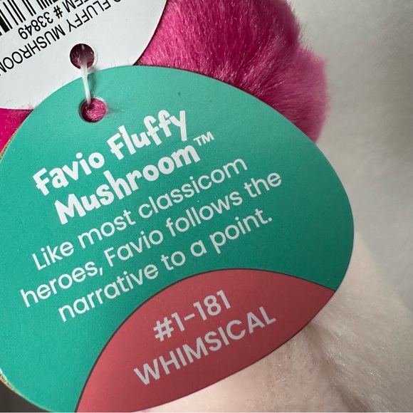 5” Palm Pal Favio Fluffy Mushroom 🍄 - Picture 4 of 5